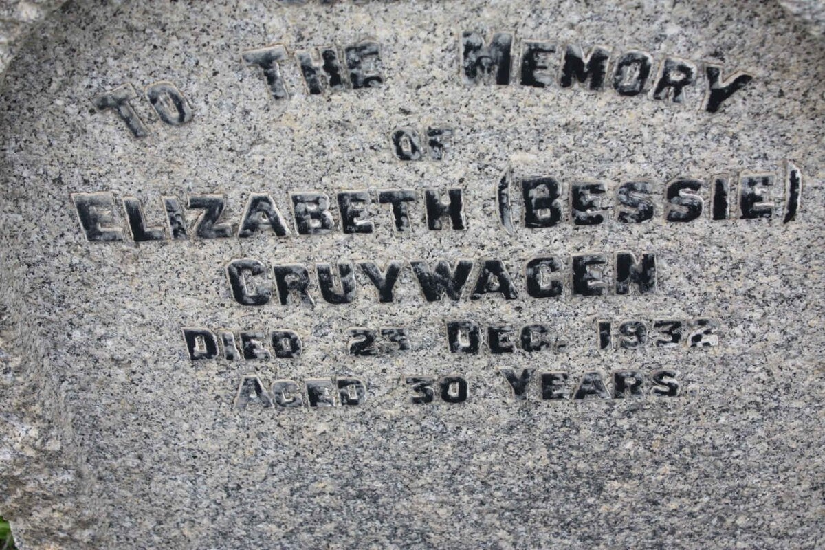 CRUYWAGEN Elizabeth -1937