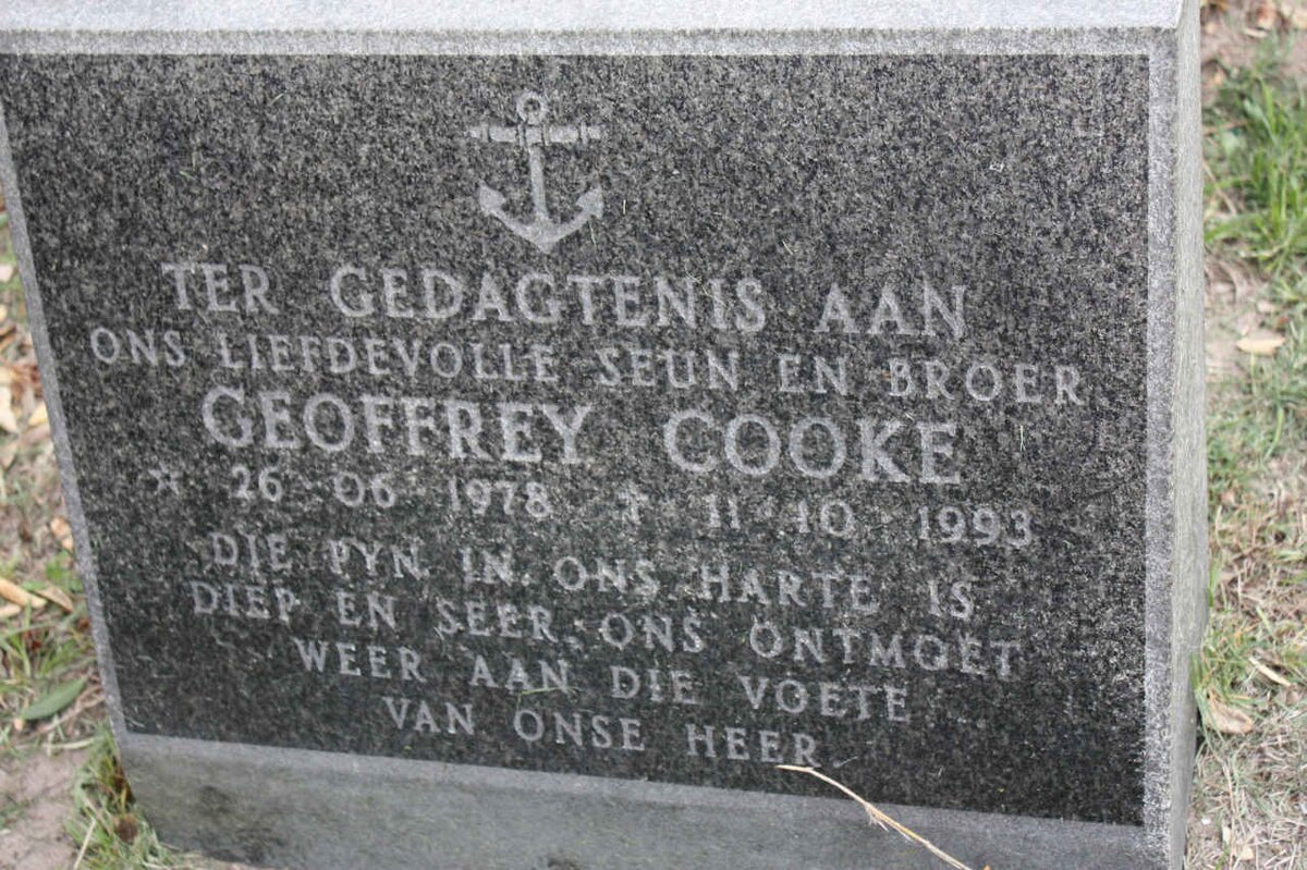 COOKE Geoffrey 1978-1993