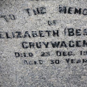 CRUYWAGEN Elizabeth -1937