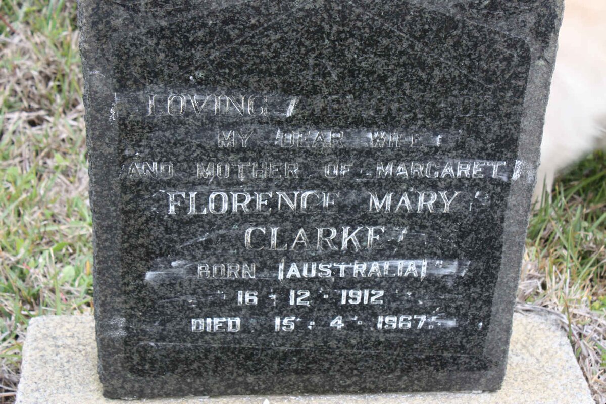 CLARKE Florence Mary 1912-1967