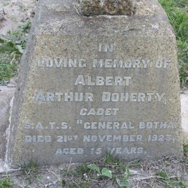 DOHERTY Albert Arthur -1923