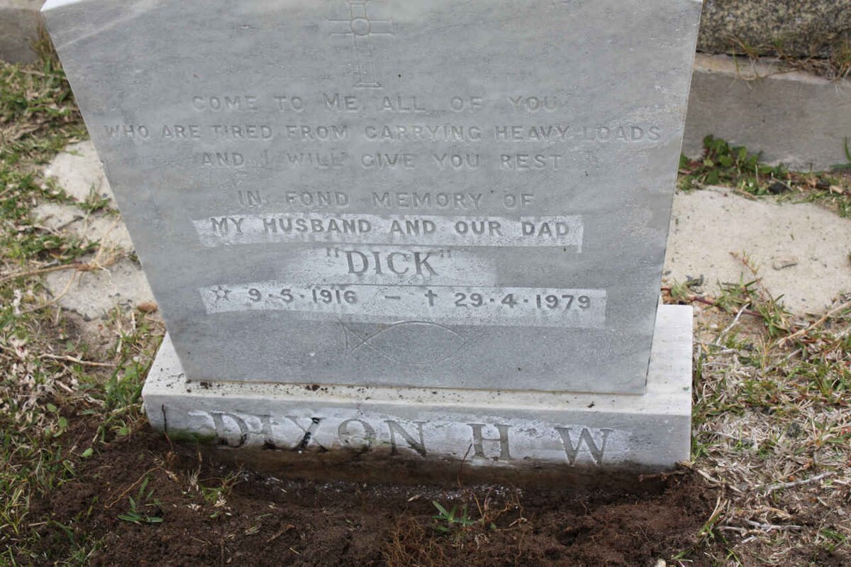 DIXON H.W. 1916-1979