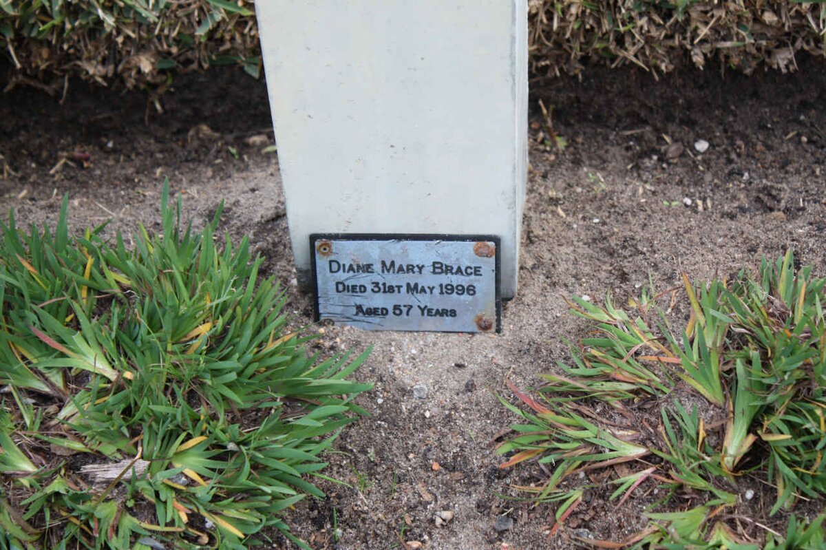 BRACE Diane Mary nee DAVIES 1938-1996