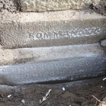 EVANS Stephen Bowle 1876-1918