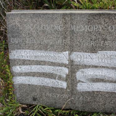 GREYDON John 1889-1975 :: TYSSEN Maria 1847-1935