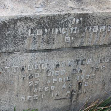 HOBBS Attwood Walter -1933