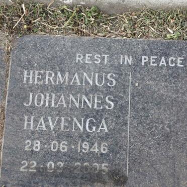 HAVENGA Hermanus Johannes 1946-1005