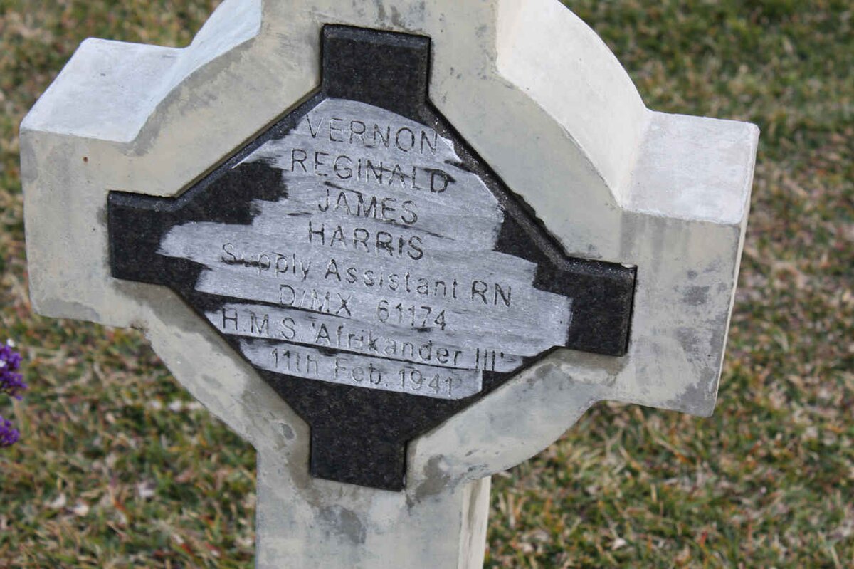 HARRIS Vernon Reginald James -1941