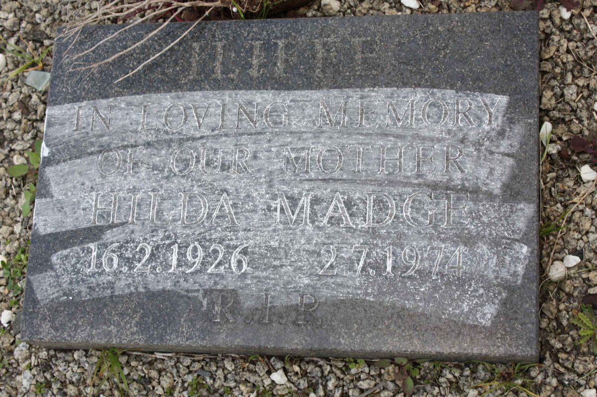 ILIFFE Hilda Madge 1926-1974