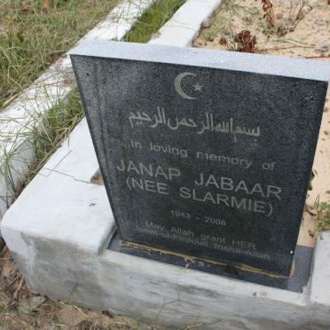 JABAAR Janap nee SLARMIE 1943-2008