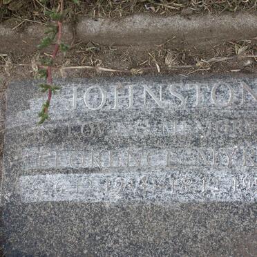 JOHNSTONE Florence Myrle 1933-1998