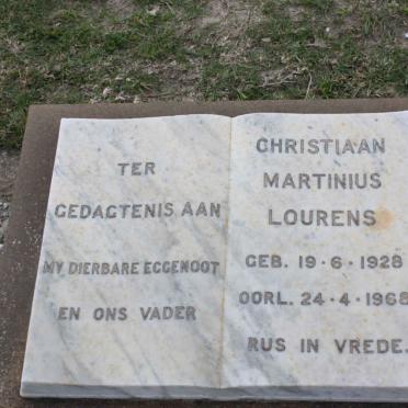 LOURENS Christiaan Martinius 1928-1968
