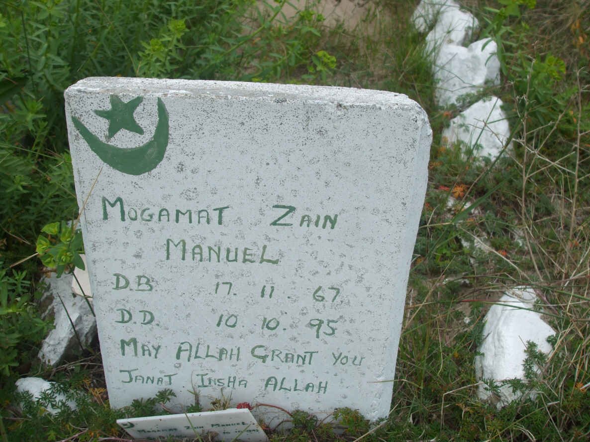 MANUEL Mogamat Zain 1967-1995