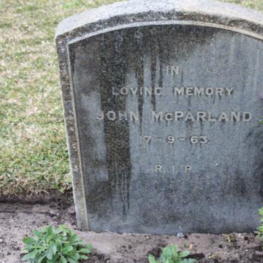 McPARLAND John -1963