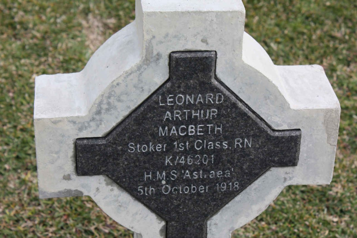 MACBETH Leonard Arthur -1918