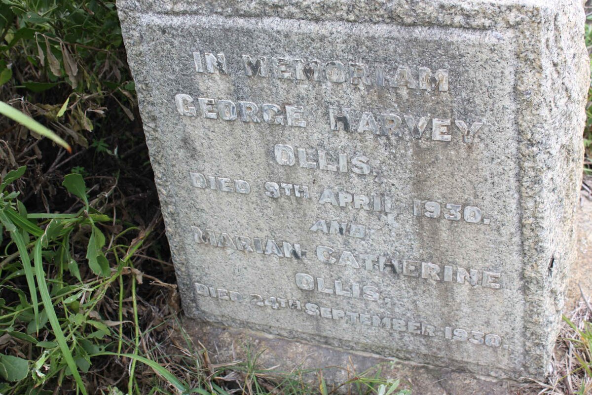 OLLOS George Harvey -1930 &amp; Marian Catherine -1930