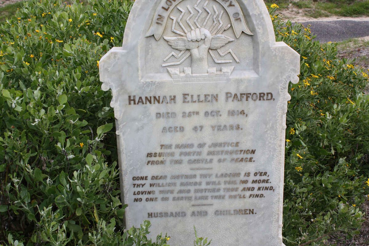 PAFFORD Hannah Ellen -1914