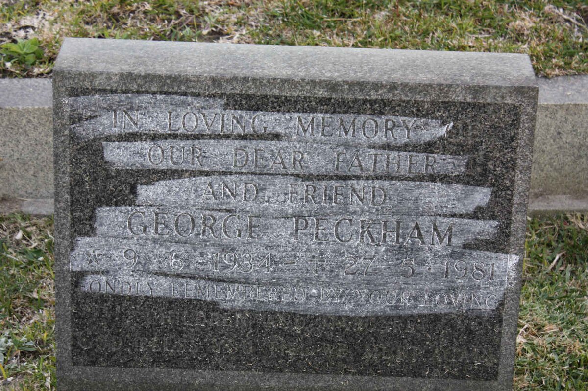 PECKHAM George 1934-1981