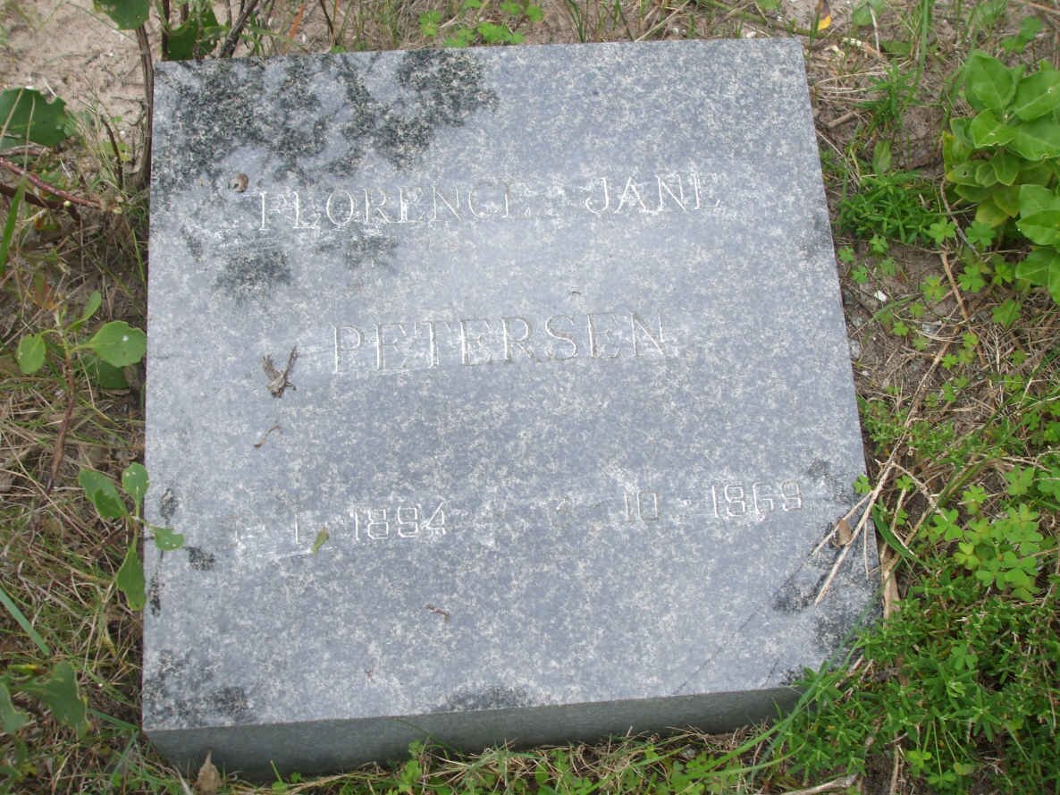 PETERSEN Florence Jane 1894-1969