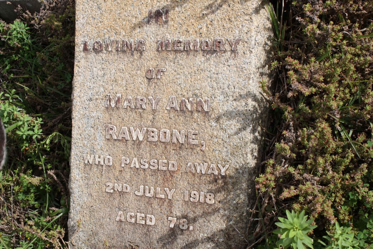 RAWBONE Mary Ann -1918