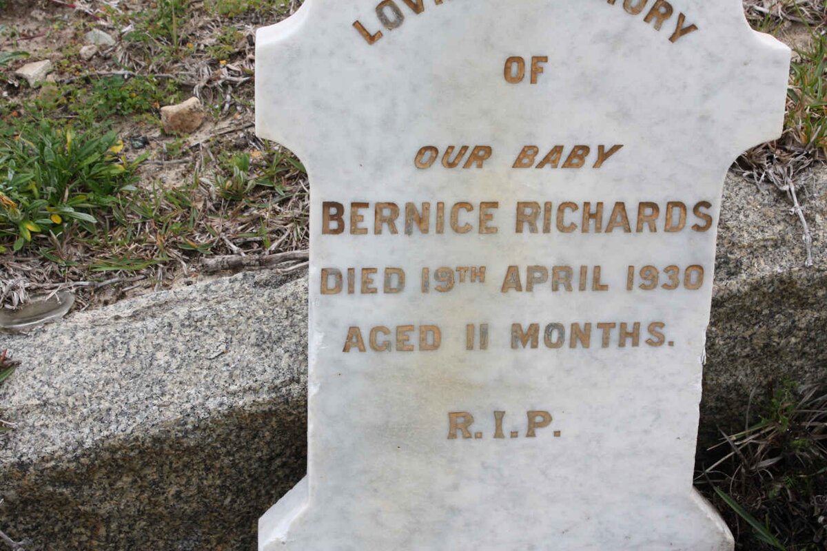 RICHARDS Bernice -1930