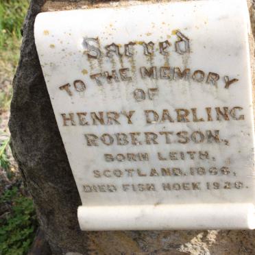 ROBERTSON Henry Darling 1866-1928