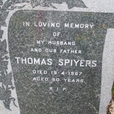 SPIYERS Thomas -1967