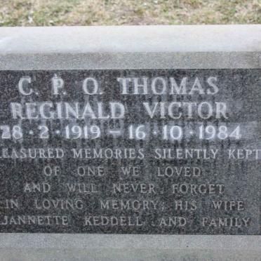 VICTOR Thomas Reginald 1919-1984