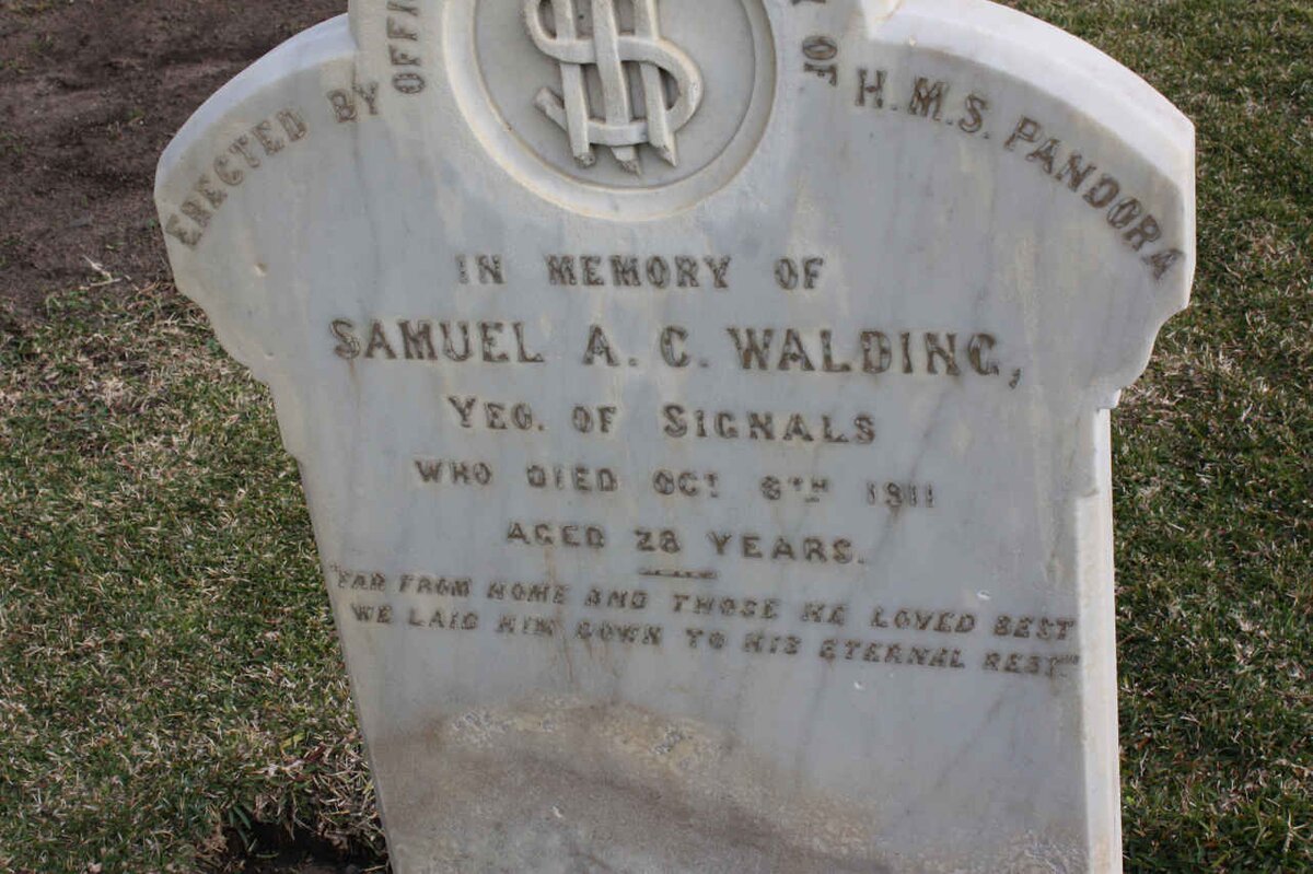 WALDING Samuel A C. -1911