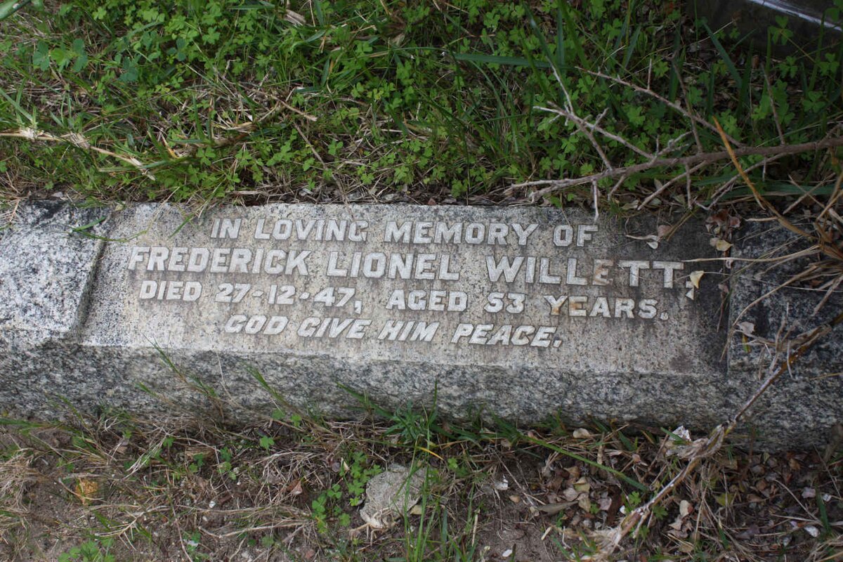 WILLET Frederick Lionel -1947