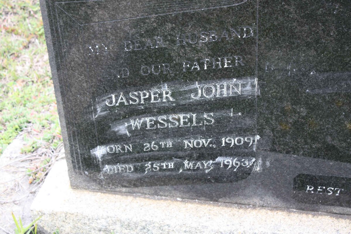 WESSELS Jasper John 1909-1963