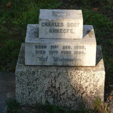 ANNECKE Charles Scot 1895-1904