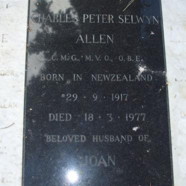 ALLEN Charles Peter Selwyn 1917-1977