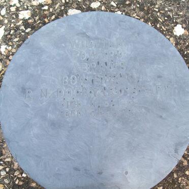 ABRAMS William Edward -1909