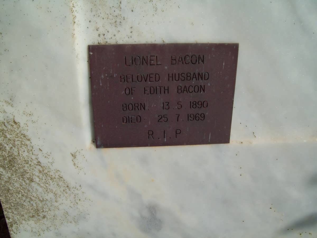 BACON Lionel 1890-1969