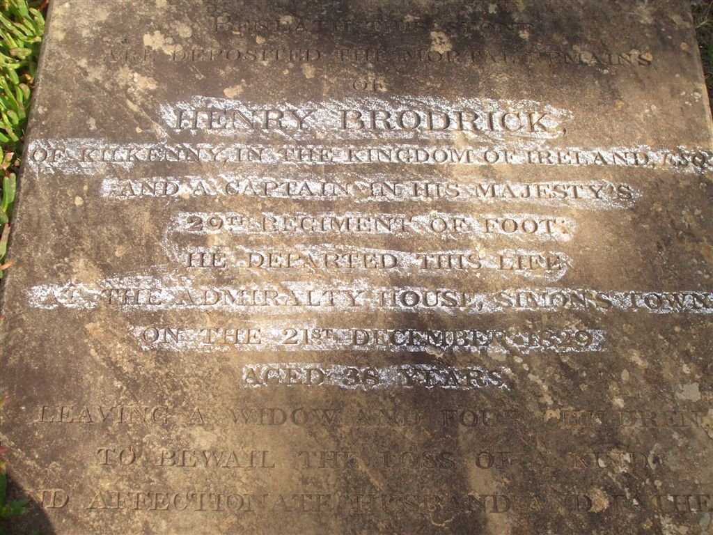 BRODRICK Henry -1829