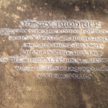 BRODRICK Henry -1829