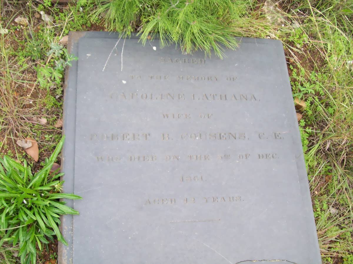 COUSENS Caroline nee LATHANA -1861