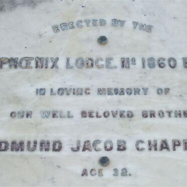 CHAPMAN Edmund Jacob