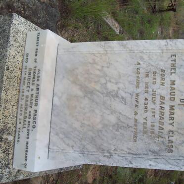 CLASS Ethel Maud Mary nee BARRABALL  -1916