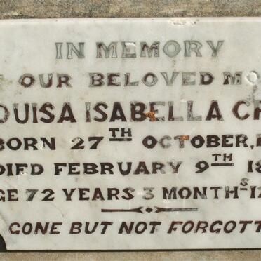 CRAIG Louisa Isabella 1820-1893