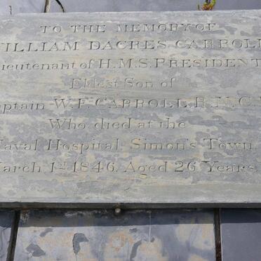 CARROLL William Dacres -1846