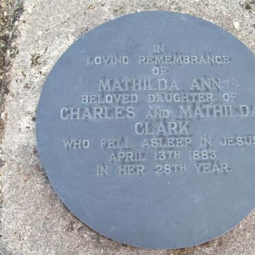 CLARK Mathilda Ann -1883