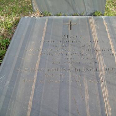 CARMICHAEL Annie Louisa Laura 1858-1859 :: JUDGE Eleonor Louisa Blanche -1864