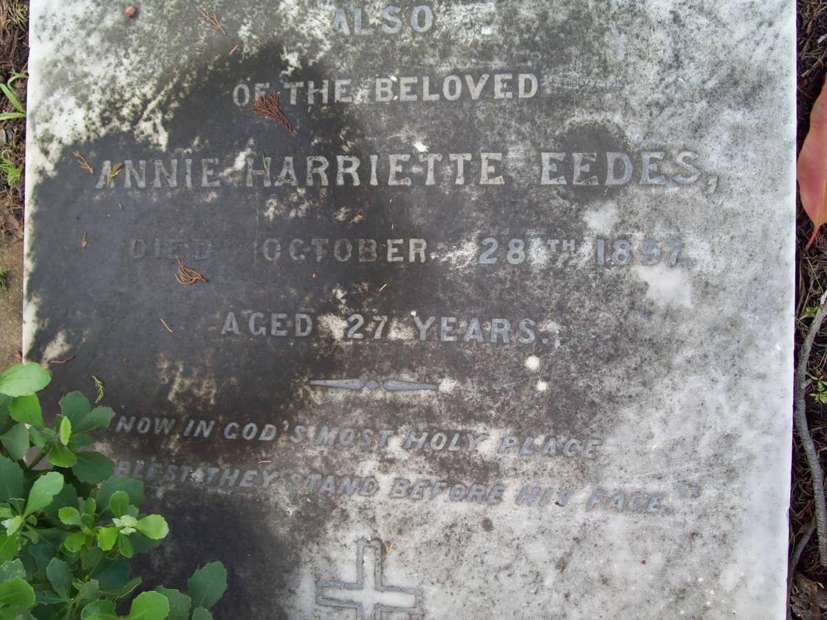 EEDES Annie Harriette -1897