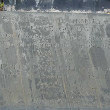 GOODWIN Luke -1836 :: COGILL Elizabeth -1843