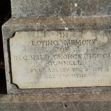 GUNNEL Reginald George -1937