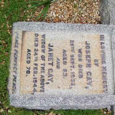 GAY Joseph -1935 &amp; Janet -1944