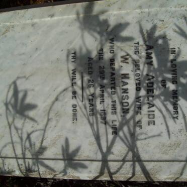 HANSON Amy Adelaide -1897