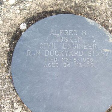HOSKEN Alfred B. -1900